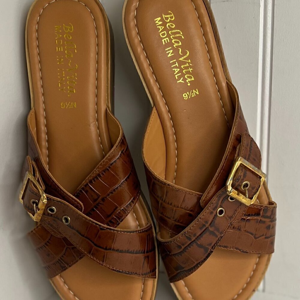 Bella Vita Bella Vita Con-Italy Platform Slide (Women's) Size 9.5N